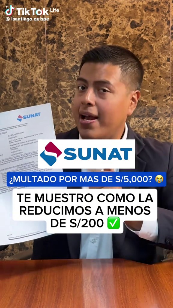 Reducción de Multa a menos de S/ 200 - Dr. Santiago Quispe